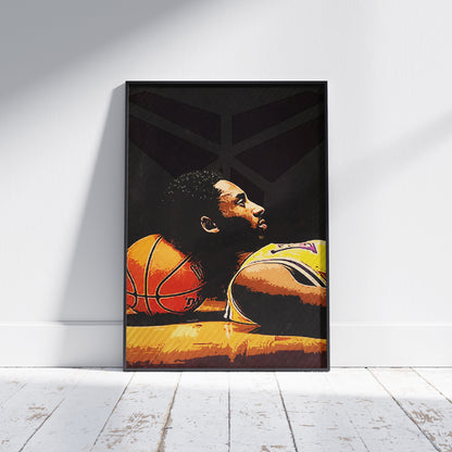 Kobe Bryant's thoughts Canvas Art