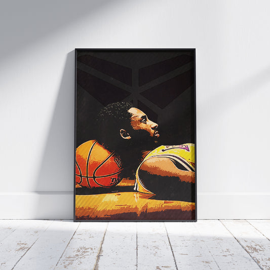 Kobe Bryant's thoughts Canvas Art