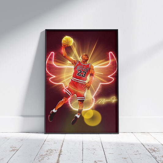 Michael Jordan Bulls poster