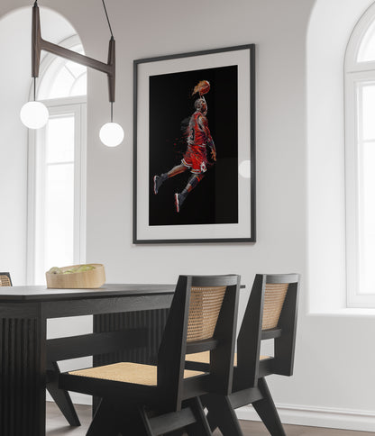 Speaking Thought Michael Jordan Poster Fly Dunk