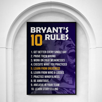 Bryant's 10 Rules