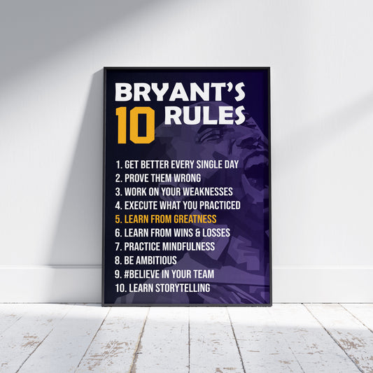 Bryant's 10 Rules