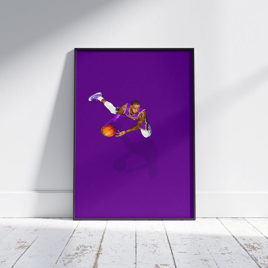 Purple James Poster