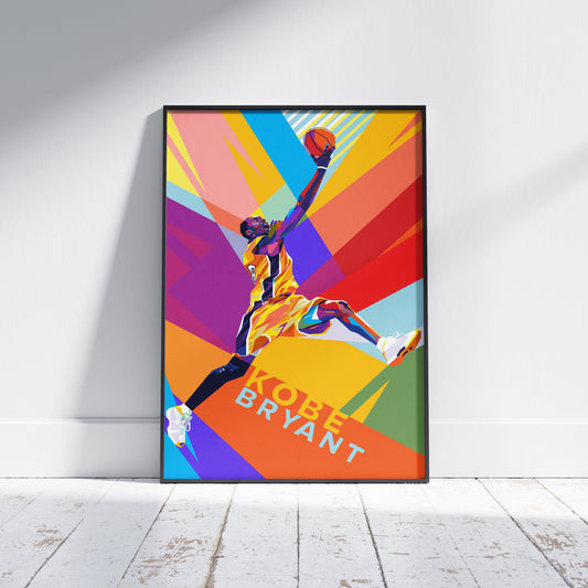 Kobe Bryant Colorful Art