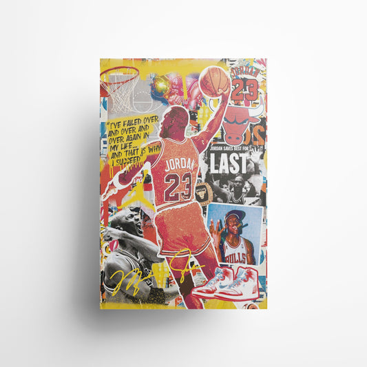 Michael Jordan '23 Art' Canvas