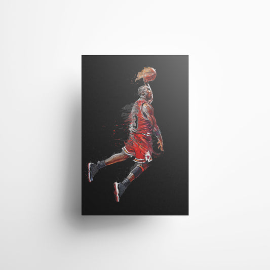 Speaking Thought Michael Jordan Poster Fly Dunk