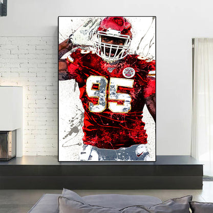 Chris Jones - Kansas City Chiefs Canvas