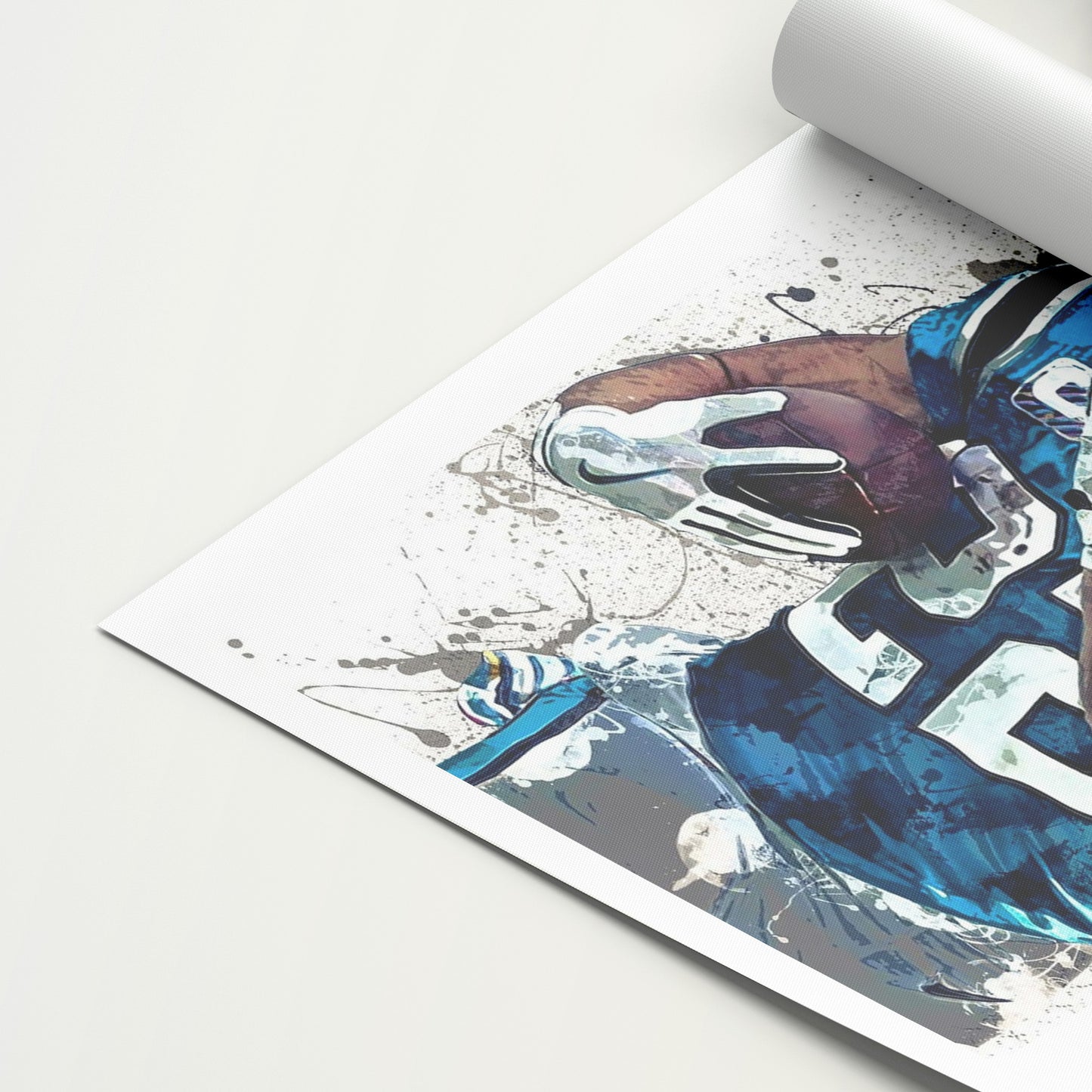 Christian McCaffrey - Carolina Panthers Canvas