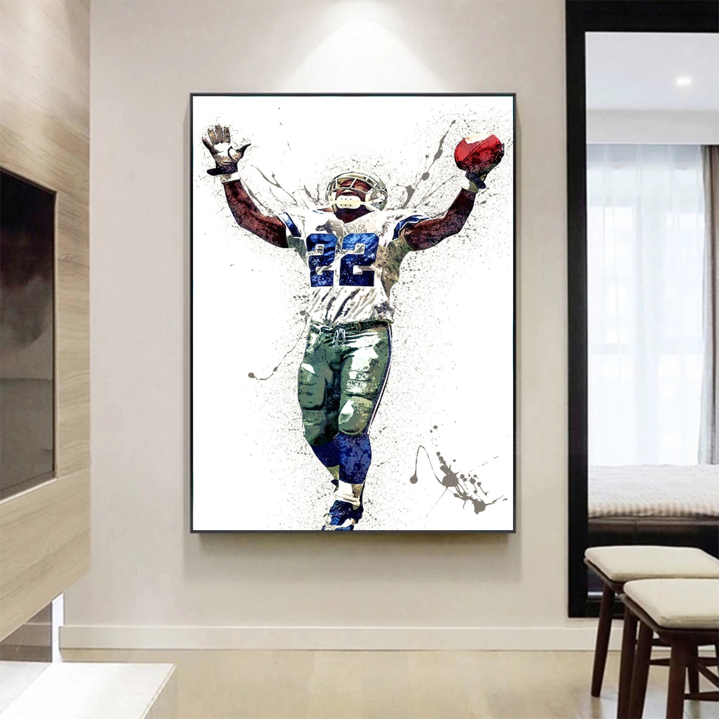 Emmitt Smith - Dallas Cowboys Canvas