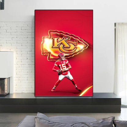 Patrick Mahomes '15' Canvas