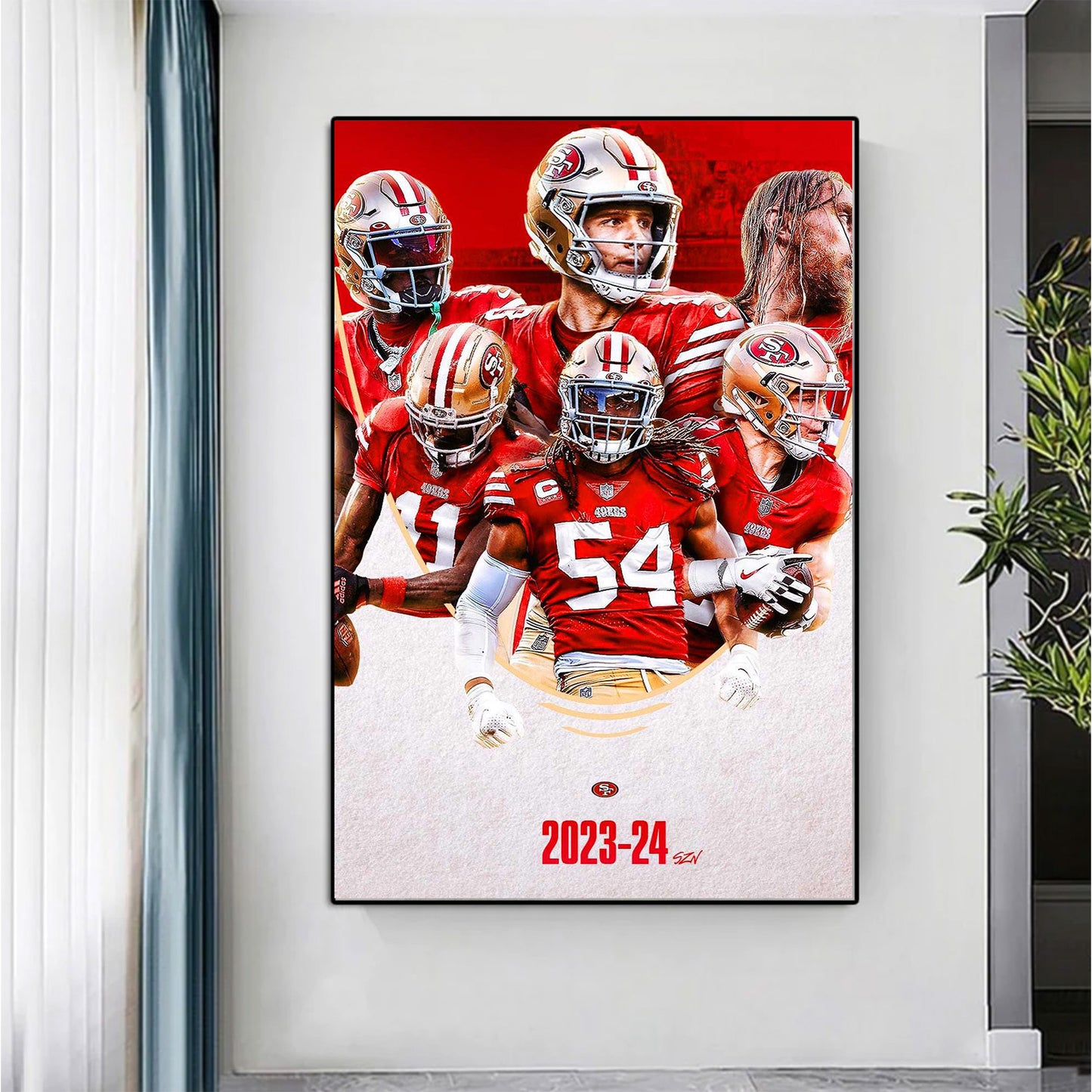 San Francisco 49ers '23-24' Canvas