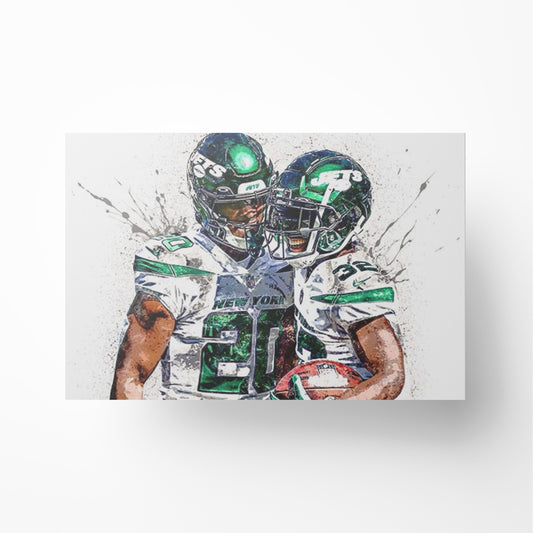 Breece Hall, Michael Carter - NY Jets Canvas