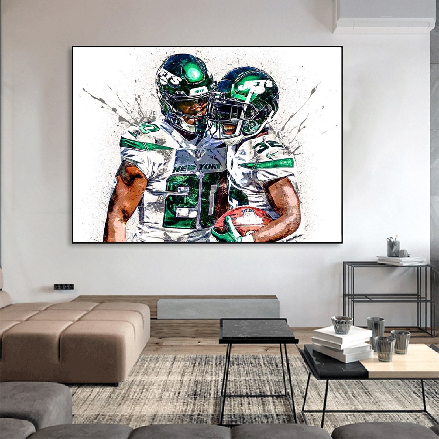 Breece Hall, Michael Carter - NY Jets Canvas