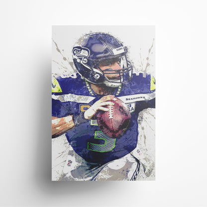 Russell Wilson - Seattle Seahawks Canvas