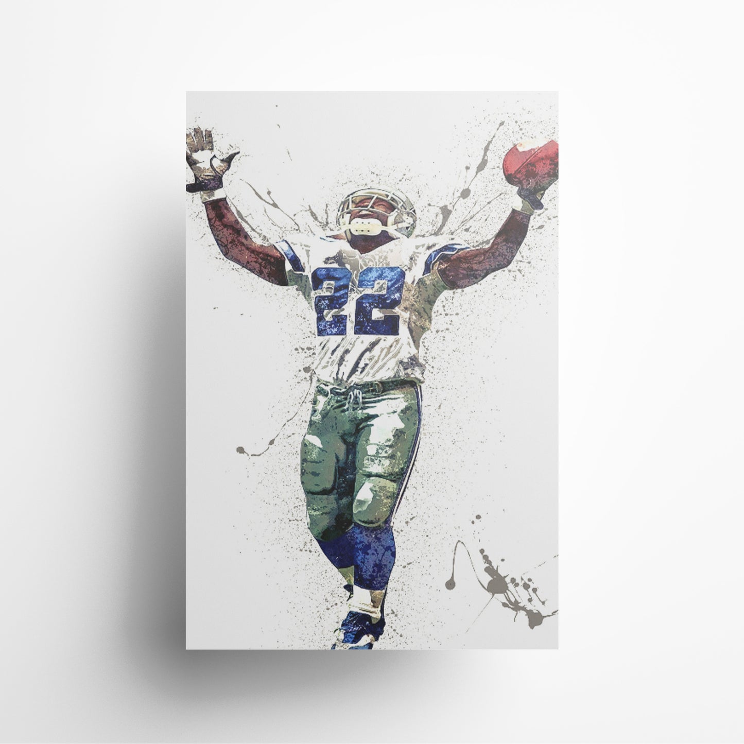 Emmitt Smith - Dallas Cowboys Canvas