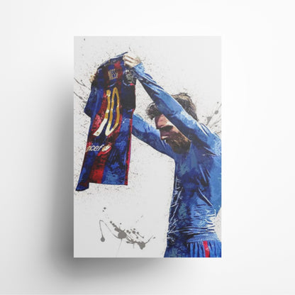 Lionel Messi 'Barcelona' Canvas